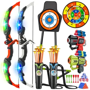 Bow and Arrow + Archery + Dart Board