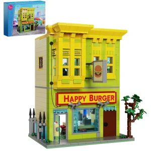 Burgers Store Building Block Set