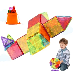 Construction Magnetic Building Blocks Set