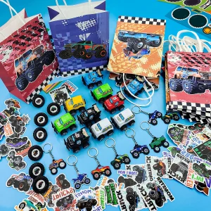 Monster Trucks Birthday Party Favor Bags