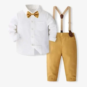 Baby Boy Suspender Outfit