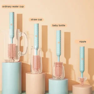 Electric Silicone Bottle Brush Set